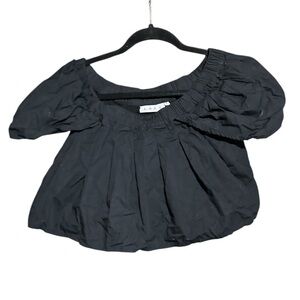 MLM Black Off-Shoulder cropped Blouse S